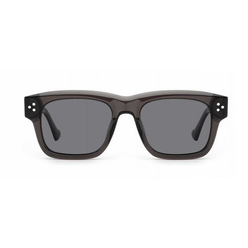 Dame designer solbrille i retro-inspirert kvadratdesign med høykvalitets plastramme Skanto