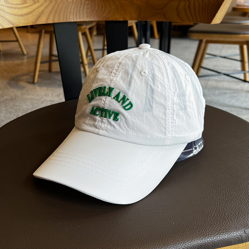 Kvinne Brodert Aktiv Livsstil Baseball Caps Skanto