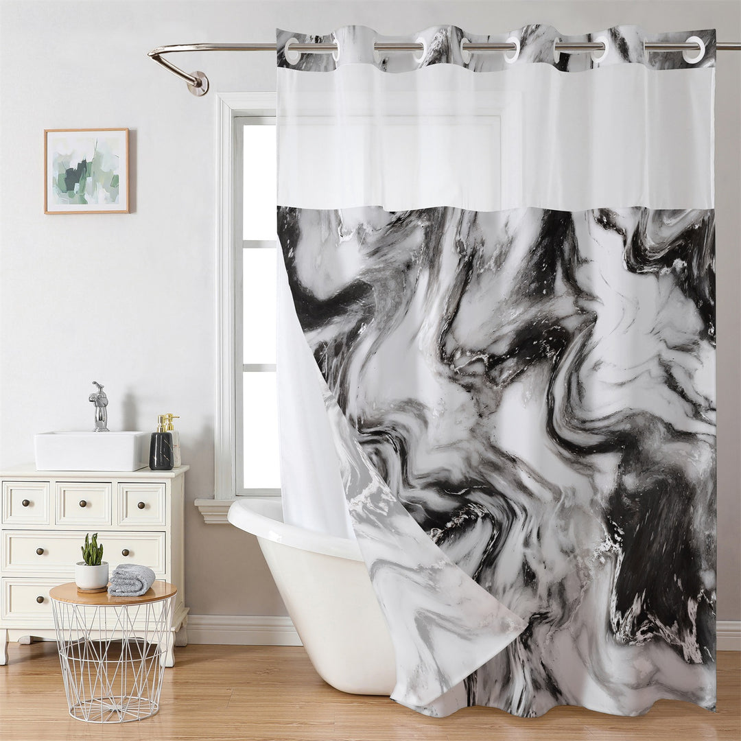 Marmordesign Duschgardin Skanto