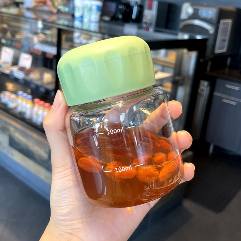 Kvinne Bærbar Glass Melkekopp Skanto