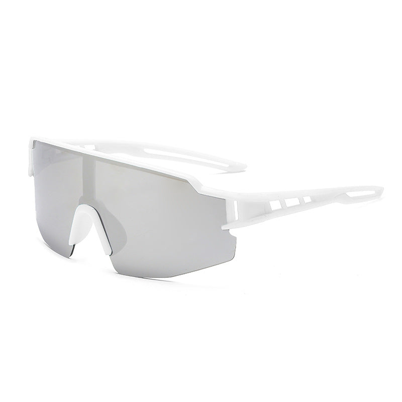 Unisex nan sporty omsluttende solbrille med ultralett polykarbonat-linse og sklisikre nesestøtter Skanto