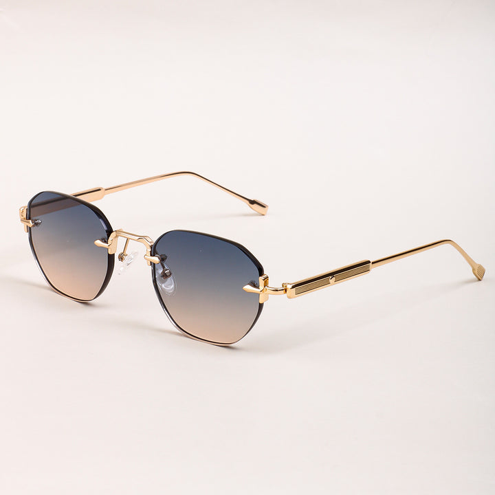 Dame solbrille med elegant åttkantet ramme og komfortable nesepads Skanto