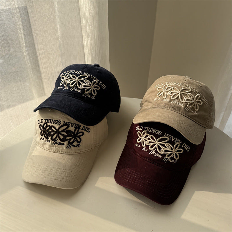 Kvinne Brodert Floral Baseball Cap Skanto 1783922211