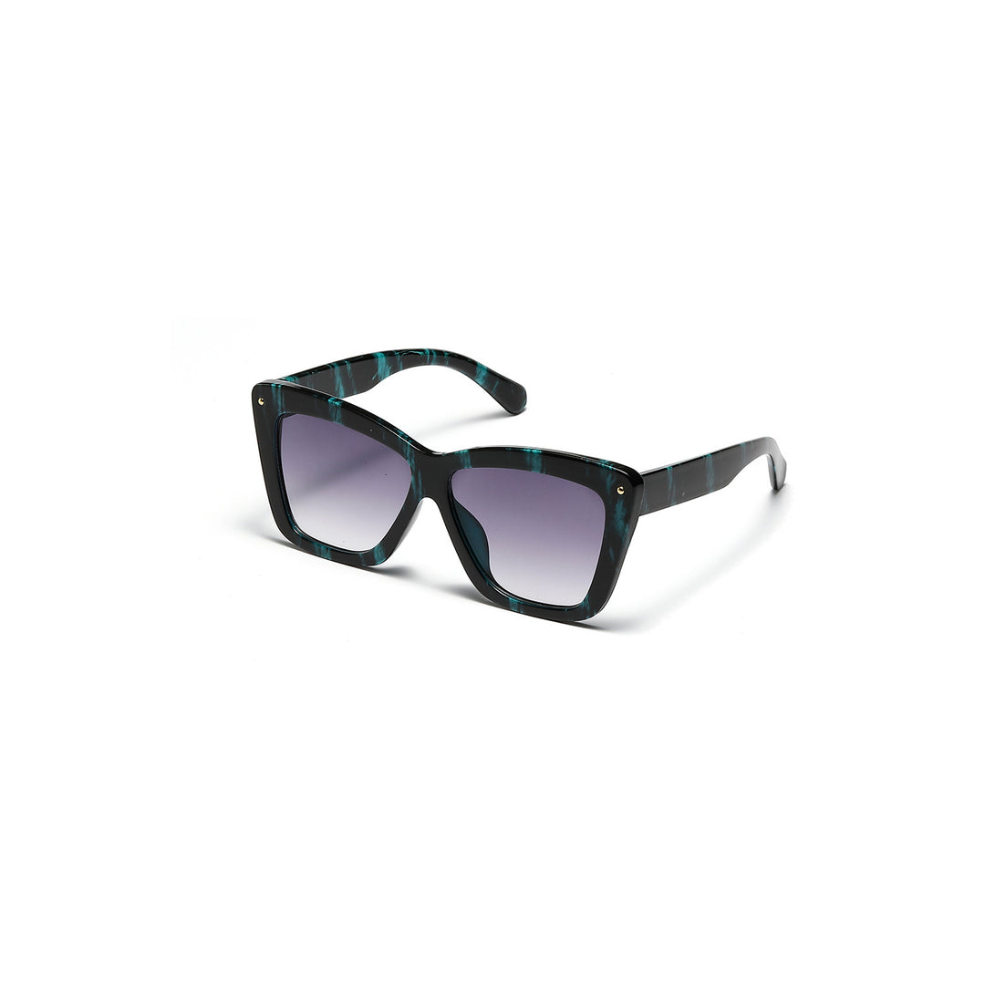Dame geometrisk oversized solbrille Skanto