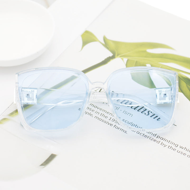 Damer Motemessig Oversized-Quadrat-solbrille Skanto