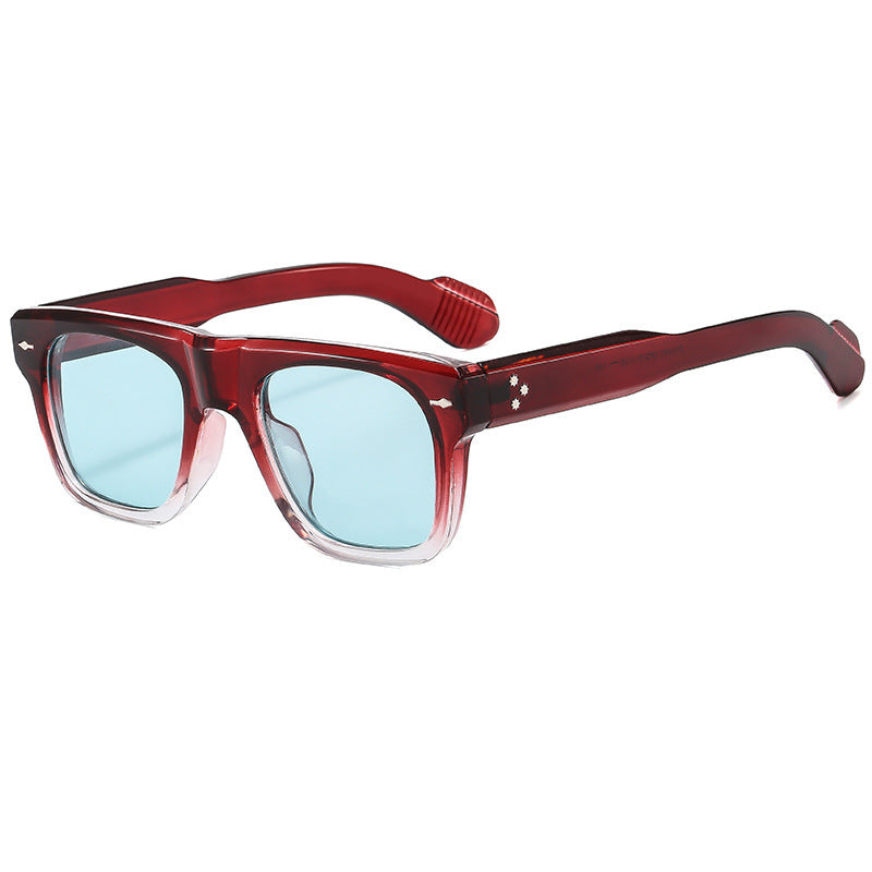 Dame solbrille i urbant stil med gule glass Skanto