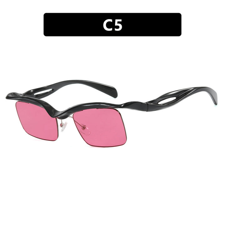 Damer sporty solbrille med aerodynamisk design og komfortabel bæreopplevelse Skanto