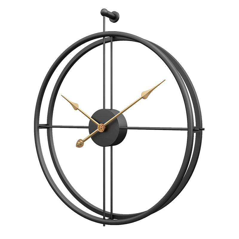 Skanto | Nordic Minimalist Stor Stille Veggklokke 20 Tommer
