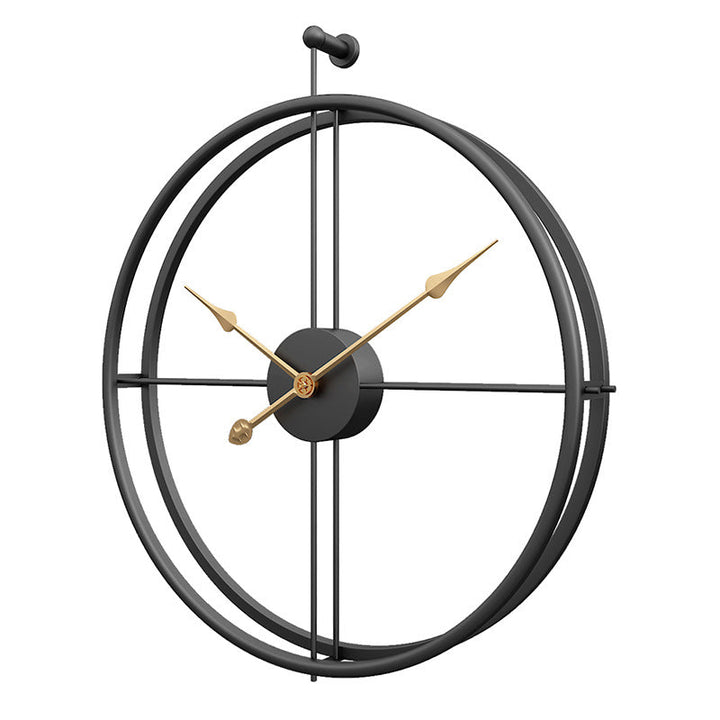 Skanto | Nordic Minimalist Stor Stille Veggklokke 20 Tommer