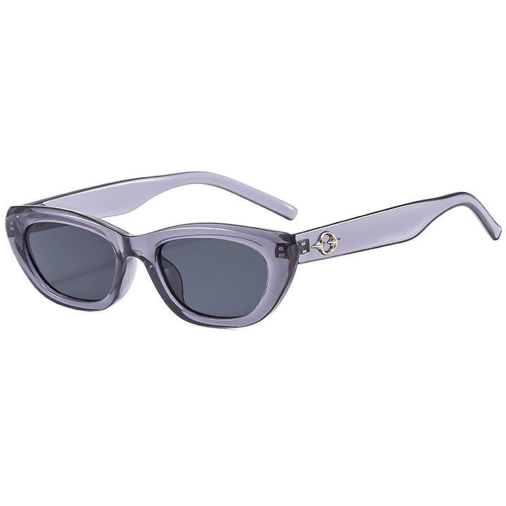 Dame eksklusive cat-eye solbriller med stilige detaljer Skanto