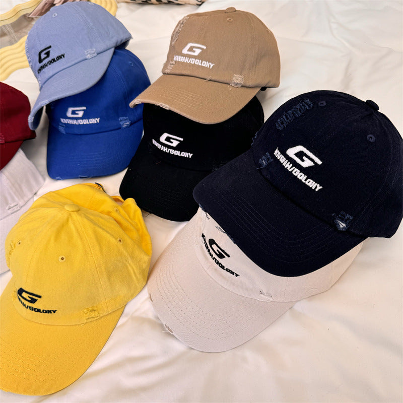 Herre Slitt Casual Baseball Caps Skanto