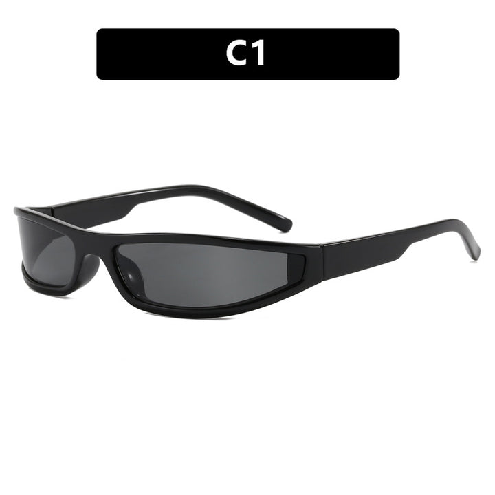 Dame sports solbriller med flatt, aerodynamisk design og UV-beskyttelse Skanto