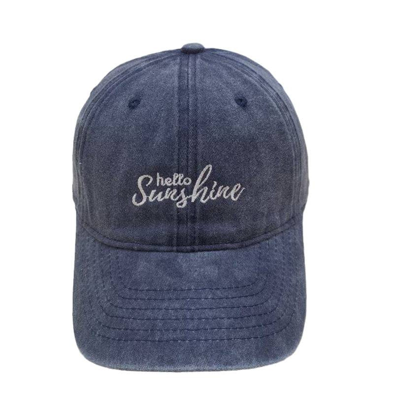 Kvinne brodert bomull baseball cap Skanto