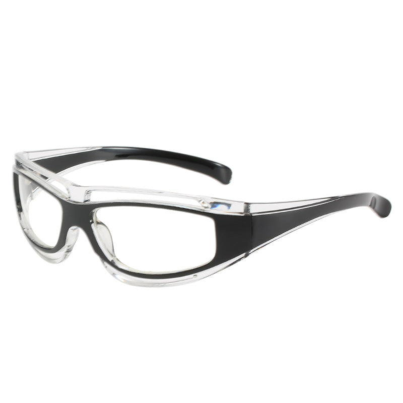 Dame sporty solbriller med aerodynamisk design og polariserte glass Skanto