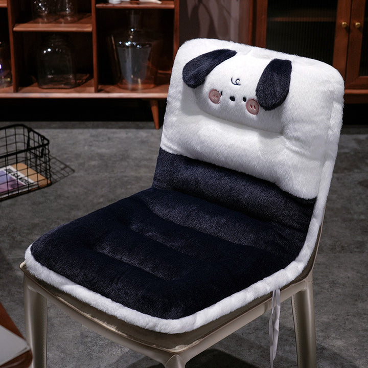 Plush sittepute med dyremønster Skanto