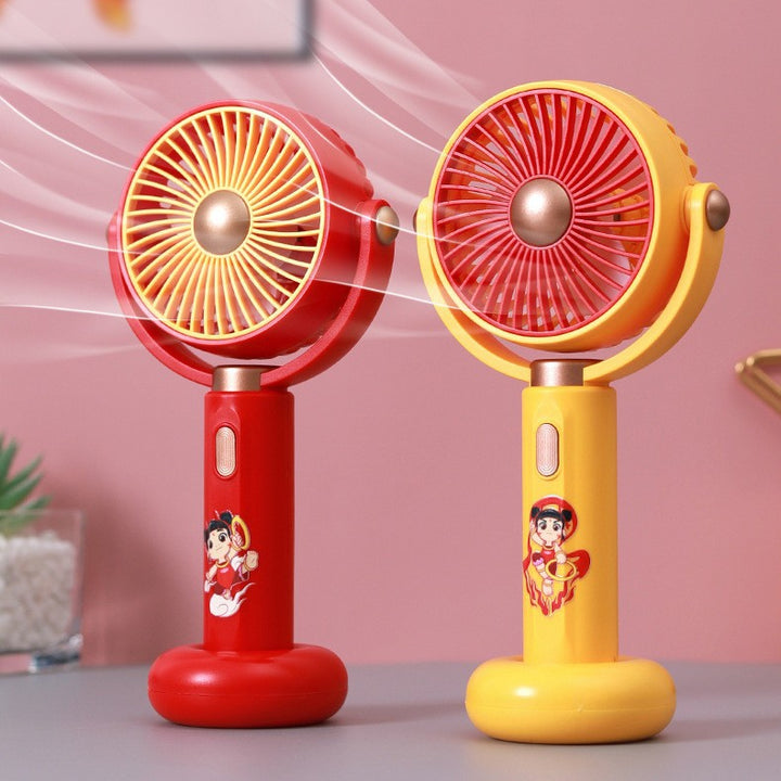 Damer bærbar Mini-vifte med kreativ karakterdesign Skanto