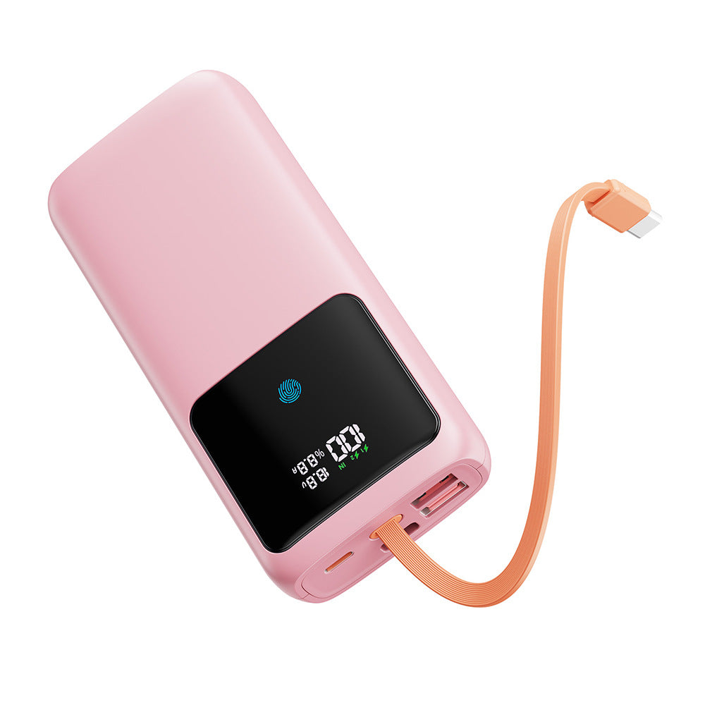 Powerbank med integrert LED-skjerm og intelligent hurtigladeport Skanto