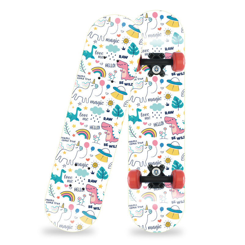 Cartoon-Inspirert Mini Skateboard Skanto