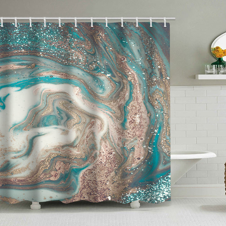 Kunstnerisk Marmor Design Dusjforheng Skanto