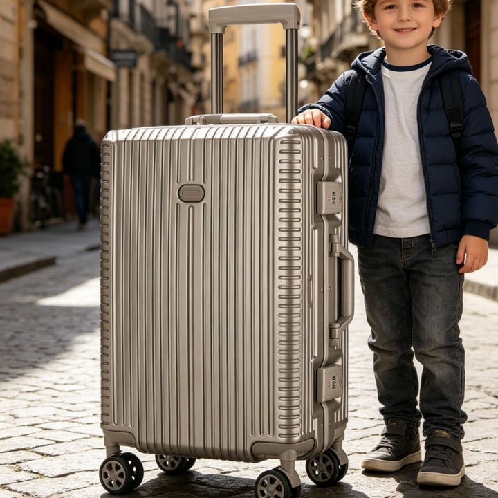 Men's High-Durability Hard Shell Wheeled Suitcase Skanto