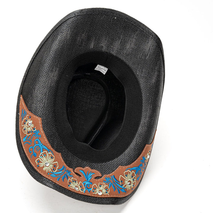 Strå Kort Bred Cowboyhatt – Vestlig Stil | Skanto