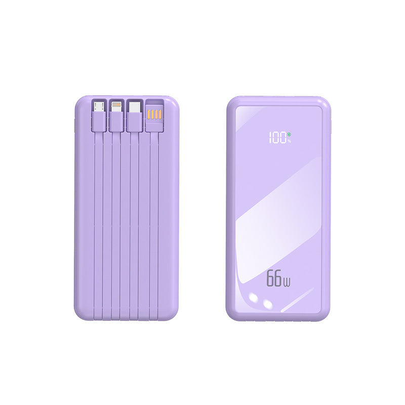 Ultra-slank Powerbank med flere ladealternativer Skanto