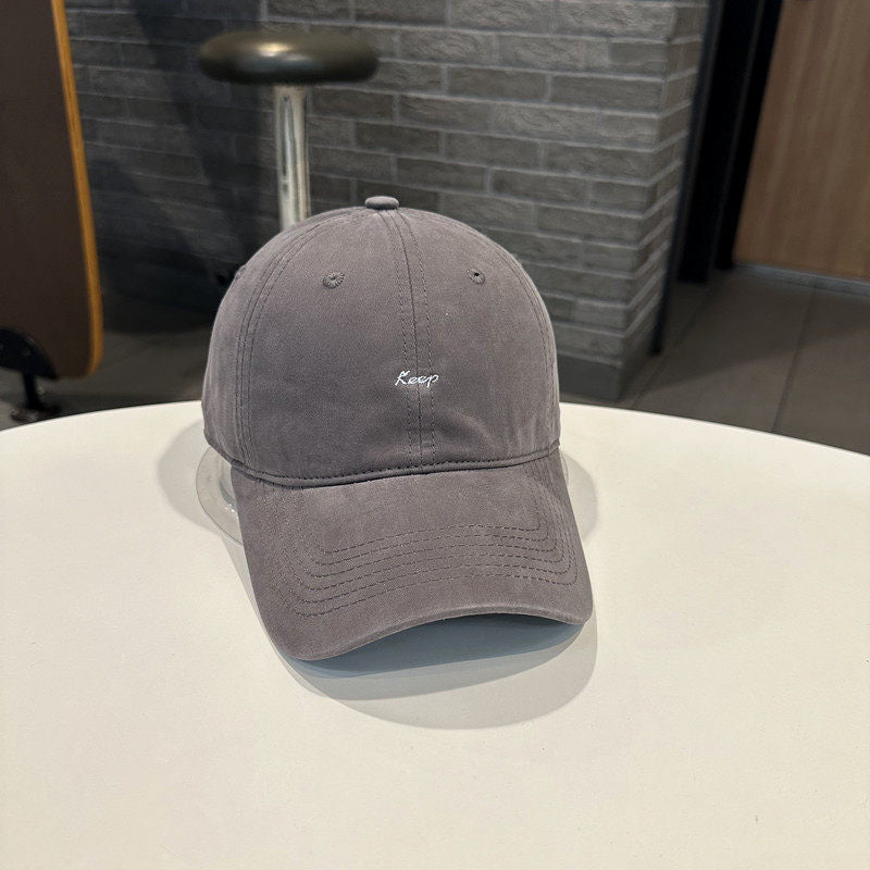 Herre Casual Justerbar Bomulls Baseballcap Skanto