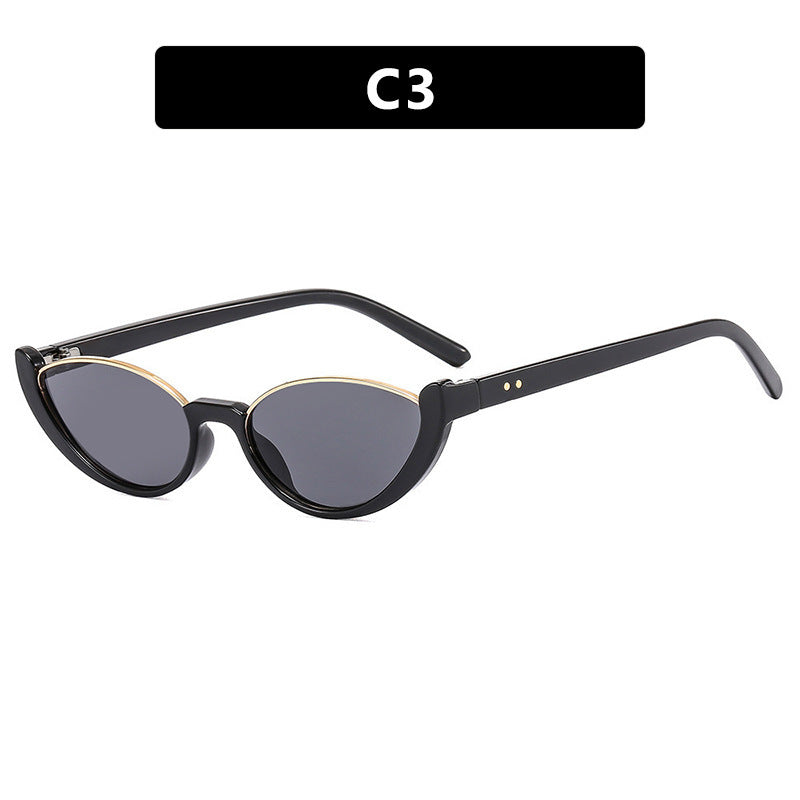 Dame moteriktig katteøyne solbrille Skanto