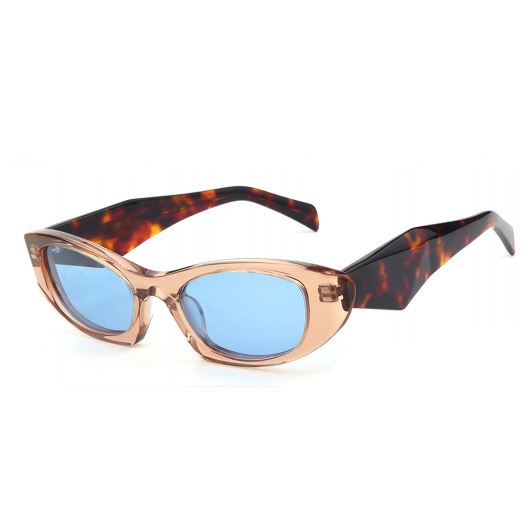 Dame Cat-Eye solbriller i moderne retro-design med stilfull plastinnfatning Skanto