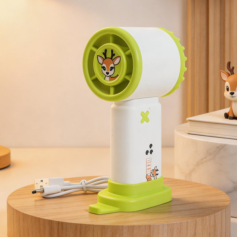 Dame Bærbar Håndvifte i lekent Pandadesign Skanto