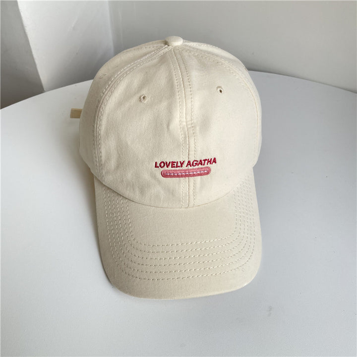 Kvinnens Suede Brodert Baseball Caps Skanto