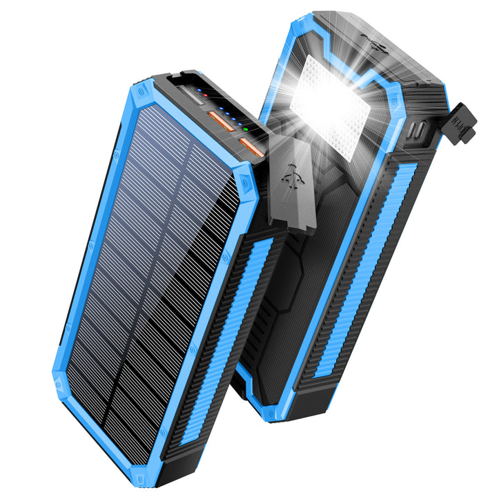 Bærbar solenergi-powerbank med høykvalitetsdesign og flere utganger Skanto