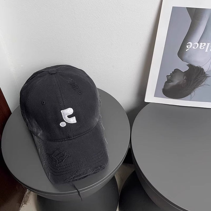 Kvinnens slitt denim baseball cap Skanto 1784084028