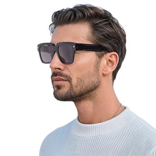 Damen Oversized Designer-solbrille med stilfull ramme og beskyttende UV-filter Skanto