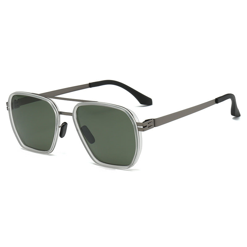 Damer moderne oversized firkantet solbrille Skanto
