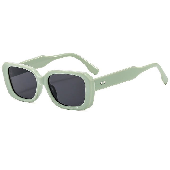 Dame stor firkantet solbrille med robust ramme og UV-beskyttelse Skanto