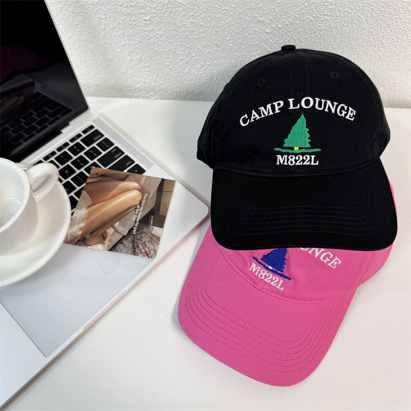 Herre Broderte Camp Logo Baseball Cap Skanto