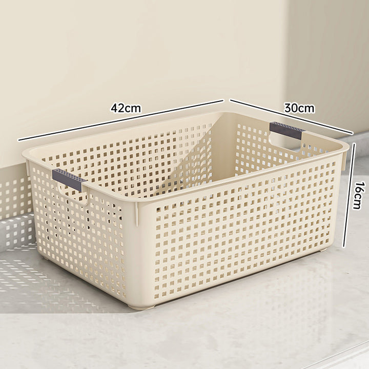 Kvinnene Allsidig og Elegante Oppbevaringskurv med Solid Håndtak Skanto