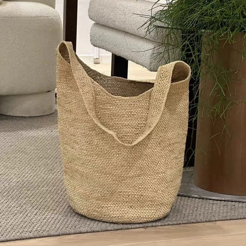 Umh tote bag laget av naturlig makramee Skanto