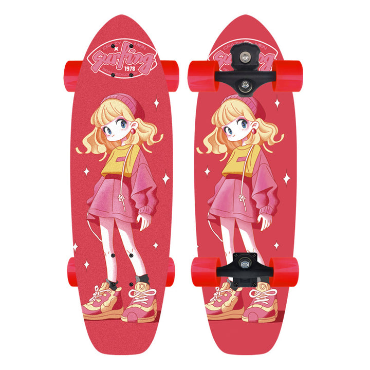 Tematisert Mini Cruiser Skateboard Skanto