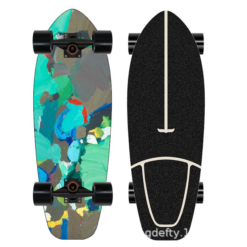 Kunstnerisk Løve Design Skateboard Skanto
