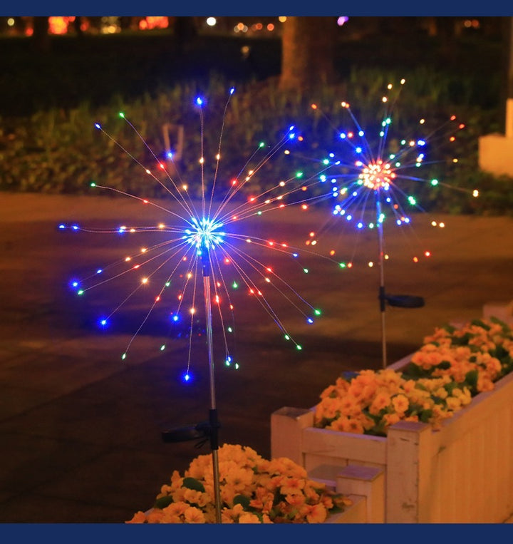 Starburst Solar Garden Stake LED Funkel Skulptur Skanto