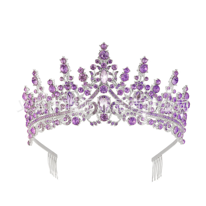 Dame Strass Tiara med glitrende edelstener Skanto