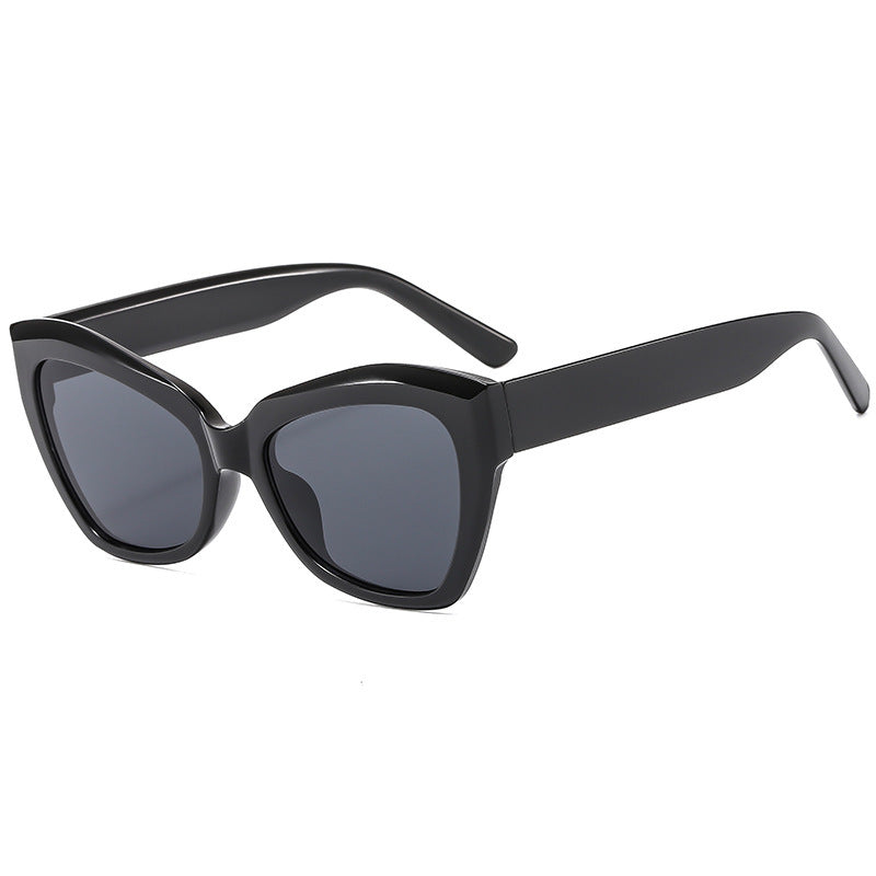 Dame Cat-Eye solbrille med eksklusiv skjoldpaddedesign Skanto