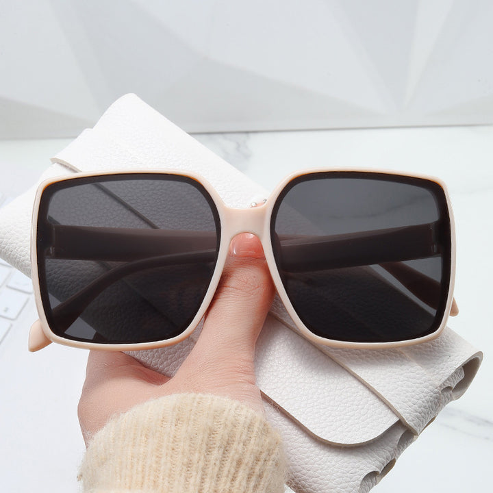 Dame oversized solbriller i moderne skilpadde-design Skanto