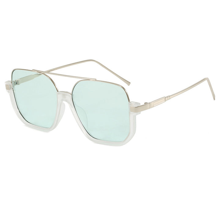 Dame Motek solbrille med buet metallramme og UV-beskyttelse Skanto
