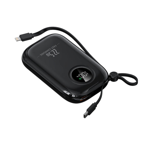 Ultra-kompakt powerbank med digital ladestatus og hurtigladingsfunksjon Skanto