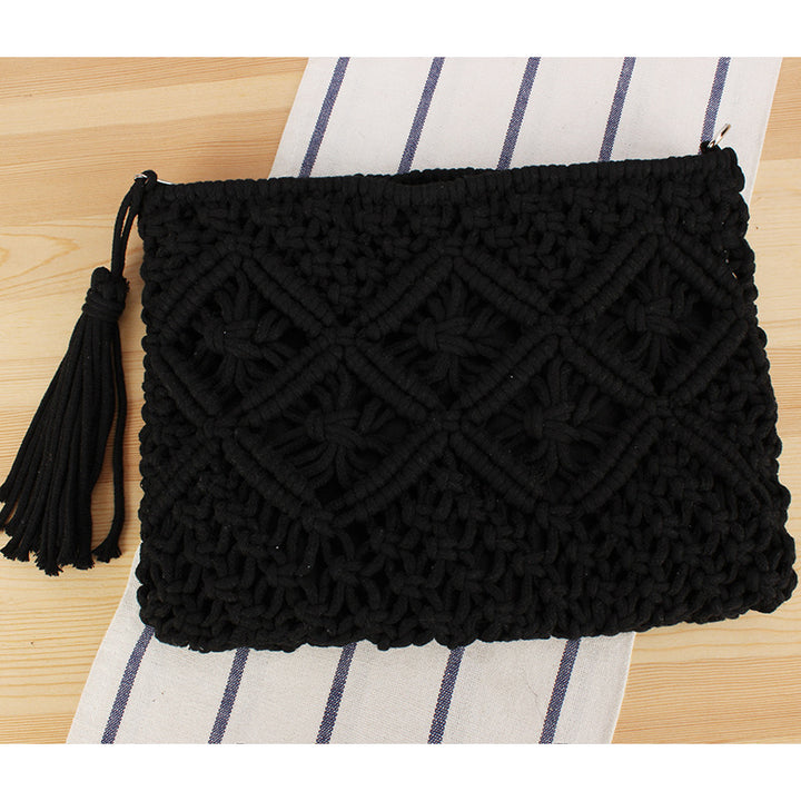 Macrame Clutch with Filigree Design Skanto