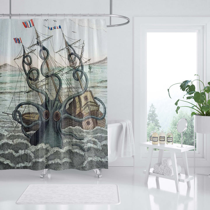Havtema Kunst Duschgardin Skanto