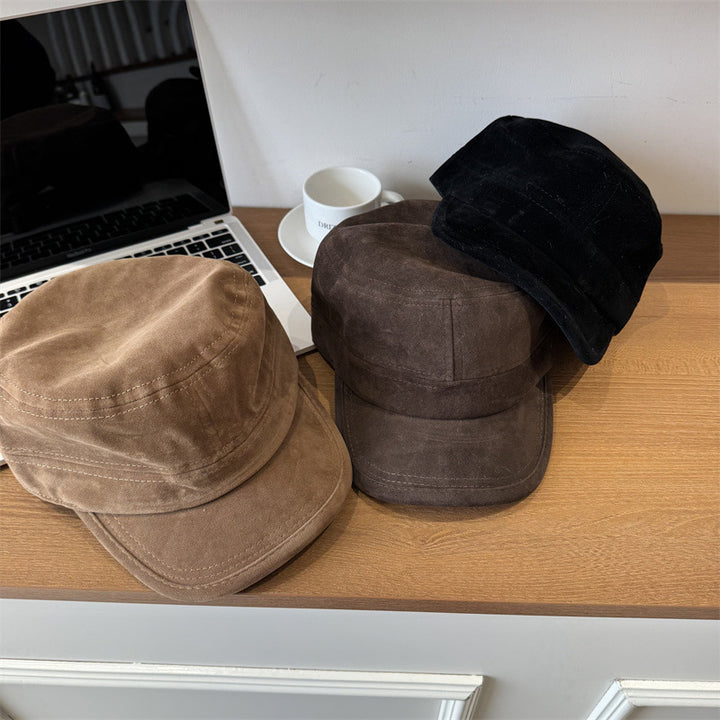 Herre Casual Suede Feltcap Skanto